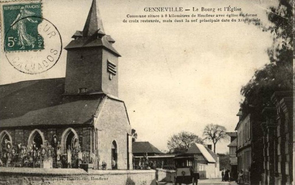 Histoire de la commune : ici une ancienne photo de l'église